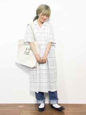 「PAR ICI（パーリッシィ）のアイテム（ワンピース/ドレス）」を使った、piya*さん（レディース・154cm）の春コーディネート