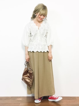 piya*さん（レディース・154cm）の春コーディネート