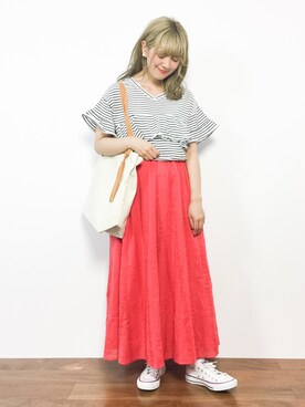 piya*さん（レディース・154cm）の夏コーディネート
