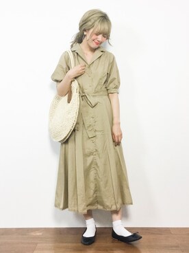 「サークルバッグ」｜piya*さん（レディース・154cm）の夏コーディネート