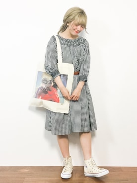 「E.T.」｜piya*さん（レディース・154cm）の夏コーディネート