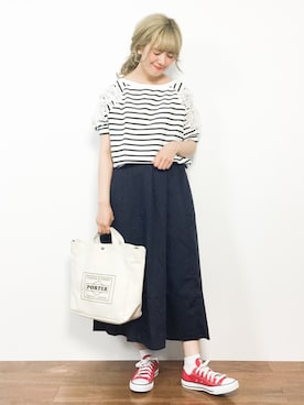 piya*さん(レディース・154cm)の夏コーディネート