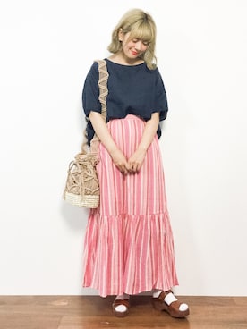 piya*さん（レディース・154cm）の夏コーディネート
