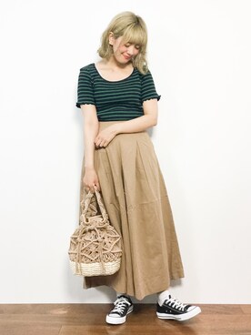 piya*さん（レディース・154cm）の夏コーディネート