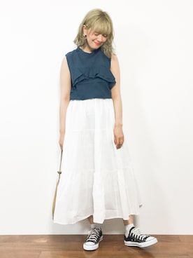 piya*さん(レディース・154cm)の夏コーディネート