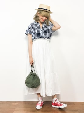 piya*さん（レディース・154cm）の夏コーディネート