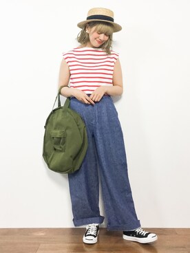 piya*さん（レディース・154cm）の夏コーディネート