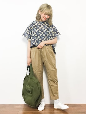 「サークルバッグ」｜piya*さん（レディース・154cm）の夏コーディネート