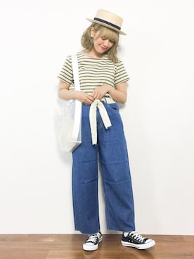 piya*さん（レディース・154cm）の夏コーディネート