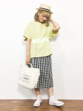 piya*さん(レディース・154cm)の夏コーディネート