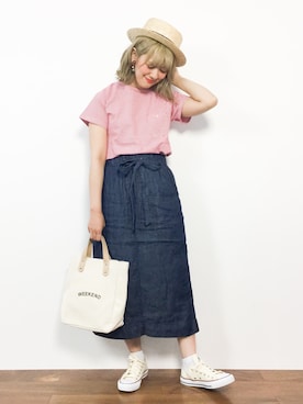 piya*さん(レディース・154cm)の夏コーディネート