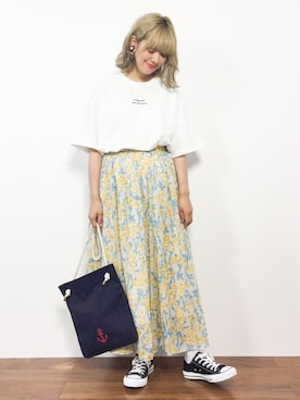 piya*さん（レディース・154cm）の夏コーディネート