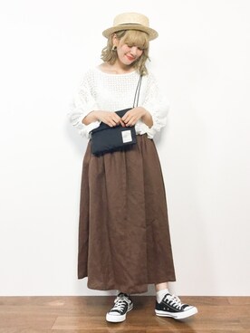 piya*さん（レディース・154cm）の夏コーディネート