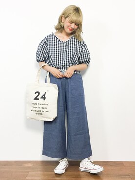 piya*さん（レディース・154cm）の夏コーディネート