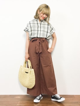 piya*さん（レディース・154cm）の夏コーディネート