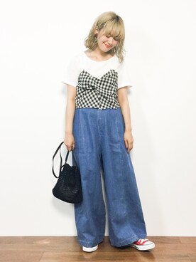 piya*さん（レディース・154cm）の夏コーディネート