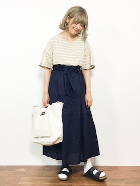 piya*さん（レディース・154cm）の夏コーディネート