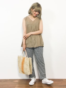 piya*さん（レディース・154cm）の夏コーディネート