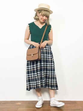 piya*さん（レディース・154cm）の夏コーディネート