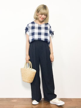 piya*さん（レディース・154cm）の夏コーディネート