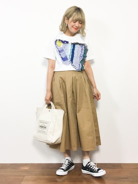 piya*さん(レディース・154cm)の夏コーディネート