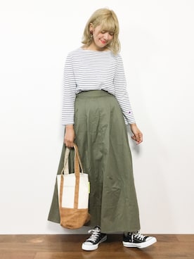 「UR SELECT（ユーアールセレクト）のアイテム」を使った、piya*さん（レディース・154cm）の夏コーディネート