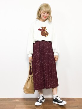 piya*さん（レディース・154cm）の秋コーディネート