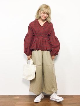 piya*さん（レディース・154cm）の秋コーディネート