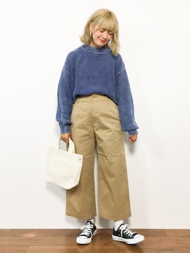 piya*さん（レディース・154cm）の秋コーディネート