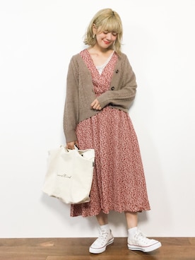 piya*さん（レディース・154cm）の秋コーディネート