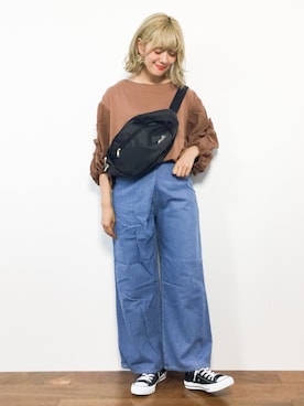 「amorous insense（アモラスインセンス）のアイテム」を使った、piya*さん（レディース・154cm）の秋コーディネート