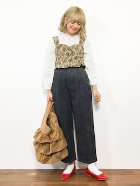 piya*さん（レディース・154cm）の秋コーディネート