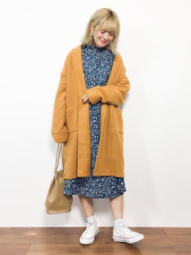 piya*さん（レディース・154cm）の秋コーディネート