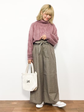 piya*さん（レディース・154cm）の秋コーディネート