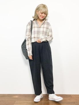 piya*さん（レディース・154cm）の秋コーディネート