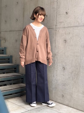 「平成最後のWEARISTAセンバツ」｜「アイテム（スニーカー）」を使った、piya*さん（レディース・154cm）の春コーディネート