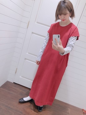 「平成最後のWEARISTAセンバツ」｜「アイテム（ワンピース/ドレス）」を使った、piya*さん（レディース・154cm）の春コーディネート
