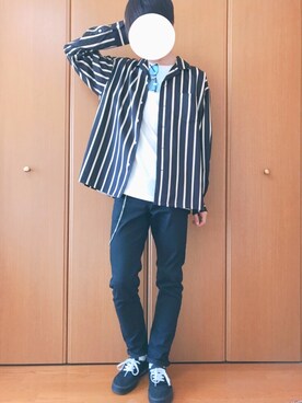 「カラーサングラス」｜「アイテム（財布/小物）」を使った、taro_さん（メンズ・176cm）の冬コーディネート