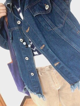 「JEANASIS（ジーナシス）のアイテム（ニット/セーター、ホワイト系）」を使った、kotonaさん（レディース・153cm）の冬コーディネート