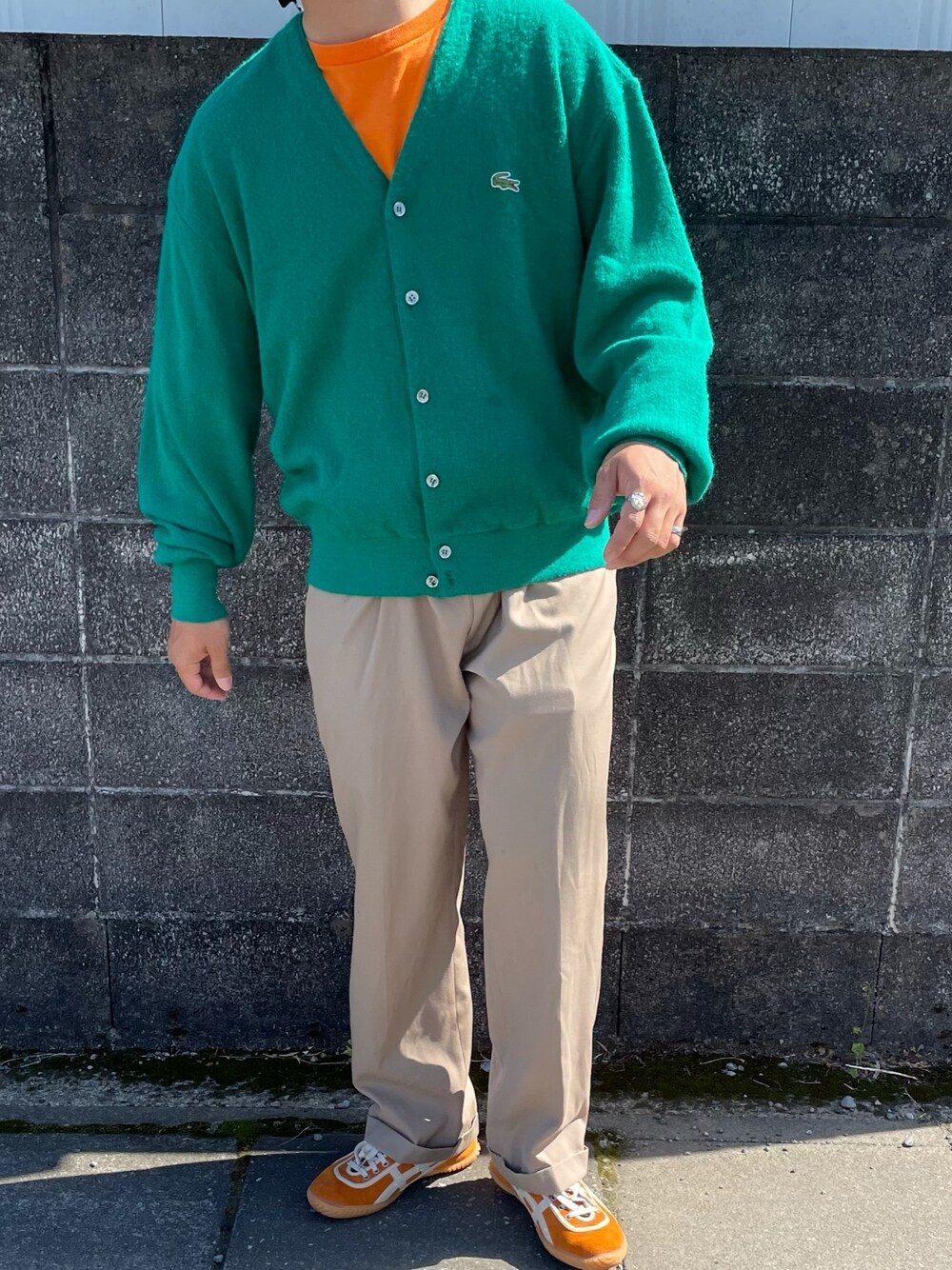 LACOSTE for JS ラコステ別注 ウールコットン ピケ カーディガン LACOSTE（ラコステ）の「【LACOSTE for JS / ラコステ】別注