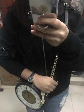 「ALDO（アルド）のアイテム（ショルダーバッグ）」を使った、JoyceRoccckさん（レディース・158cm）の秋コーディネート