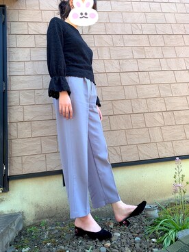 「Supreme.La.La.（シュープリームララ）のアイテム（シューズ）」を使った、asakoさん（レディース・168cm）の夏コーディネート