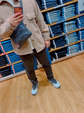 「BEN DAVIS（ベンデイビス）のアイテム（バッグ）」を使った、SHINOさん（メンズ・165cm）の秋コーディネート