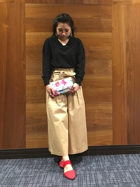 「3can4on（サンカンシオン）のアイテム（財布/小物）」を使った、h1203iさん（レディース・148cm）の春コーディネート