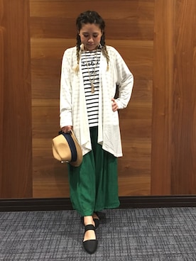 「3can4on（サンカンシオン）のアイテム（アクセサリー）」を使った、h1203iさん（レディース・148cm）の春コーディネート