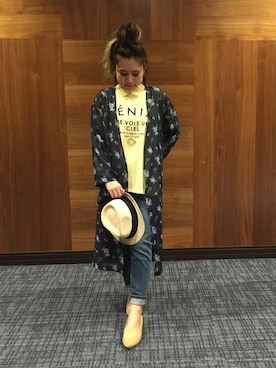 「3can4on（サンカンシオン）のアイテム（アクセサリー）」を使った、h1203iさん（レディース・148cm）の春コーディネート