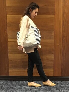「3can4on（サンカンシオン）のアイテム（アンサンブル）」を使った、h1203iさん（レディース・148cm）の春コーディネート