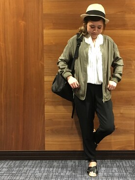 「3can4on（サンカンシオン）のアイテム（ジャケット/アウター）」を使った、h1203iさん（レディース・148cm）の夏コーディネート