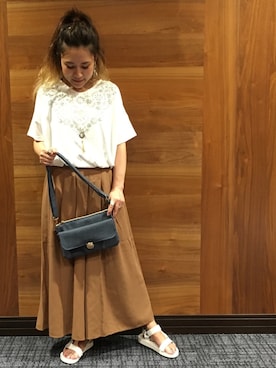 「スカーチョ」｜「アイテム（チュニック）」を使った、h1203iさん（レディース・148cm）の夏コーディネート