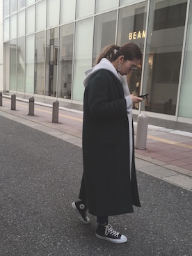 草野春香さん（レディース・170cm）の冬コーディネート